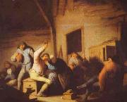 adriaen van ostade, Peasants in a Tavern